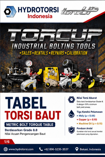 Picture Cara Menghitung Torsi Baut Hydraulic Torque Wrench - TorcUP